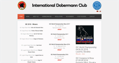 Desktop Screenshot of idc-dobermann.com